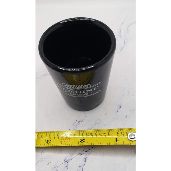 Vintage Miller Genuine Draft Small Black 2oz Shot Glass - Picture 8 of 8